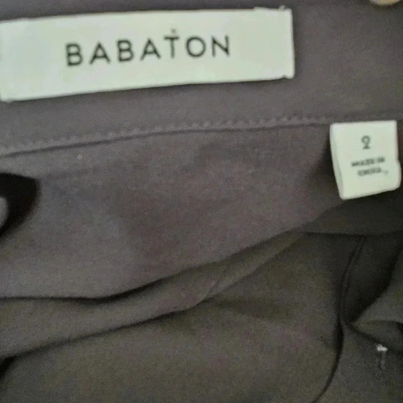 Babaton Aritzia Notion Button  Down long Sleeve Oversized Black Shirt top… - Picture 10 of 10